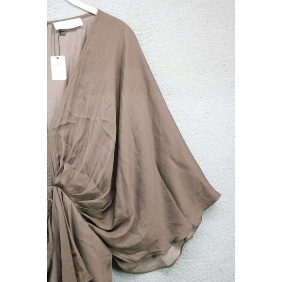 Accent Prone-The Label Kimono Sleeves Ruched Dress-Size Large-New w/Tags - Picture 3 of 14
